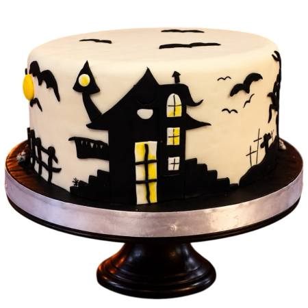 Tort Halloween - Casa bântuită [1]