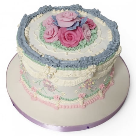 Torturi aniversare - Tort vintage 1