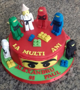 Torturi Copii Baieti - Tort Lego Ninjago Model 2