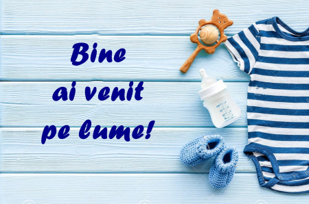 Torturi si Vafe comestibile - Vafa bine ai venit pe lume pentru baietel