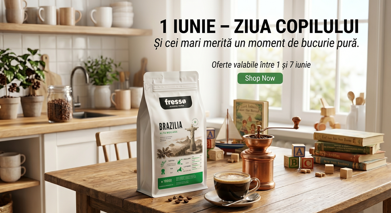 Ziua copilului vine cu oferte la cafea de specialitate