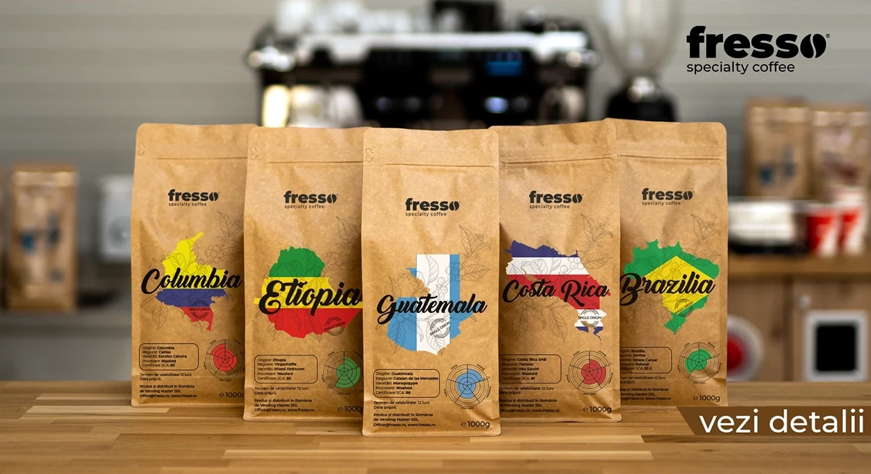 Fresso Specialty coffee - cafea boabe proaspat prajita de origine
