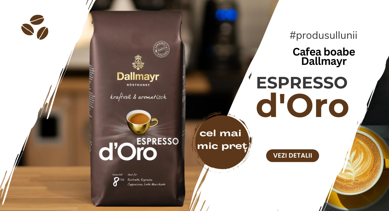 Produsul lunii august 2026 Dallmayr espresso d oro