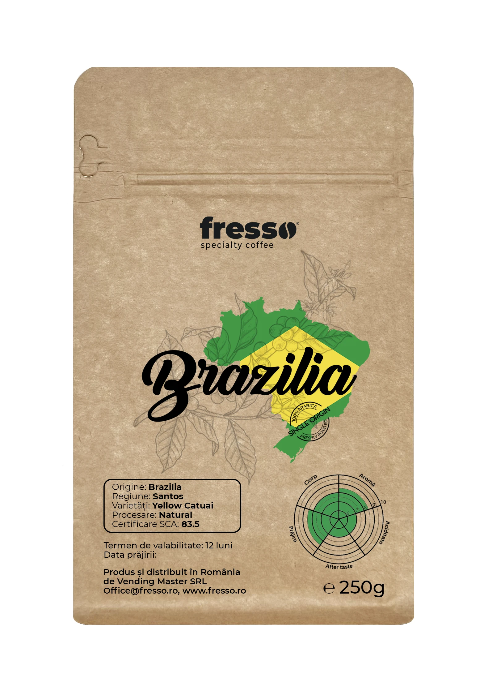 Descoperă autenticitatea și savoarea cafelei de origine din Brazilia