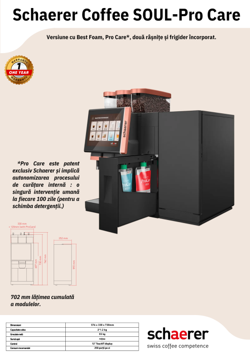 Aparat cafea profesional Schaerer Coffee Soul Select [4]