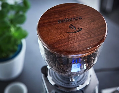 Bellezza Piccola 60 Titanio V2 rasnita semi-profesionala pentru cafea boabe [6]
