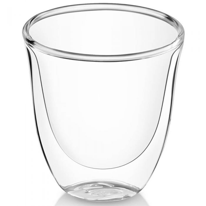 DeLonghi set 2 pahare espresso de sticlă termorezistentă, perete dublu, 2x90ml [2]
