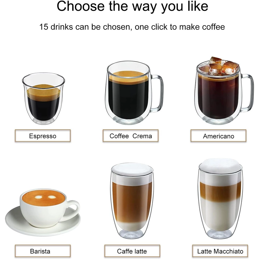 Espressor automat Dr. Coffee C11L negru cu ecran tactil 7 inch [4]