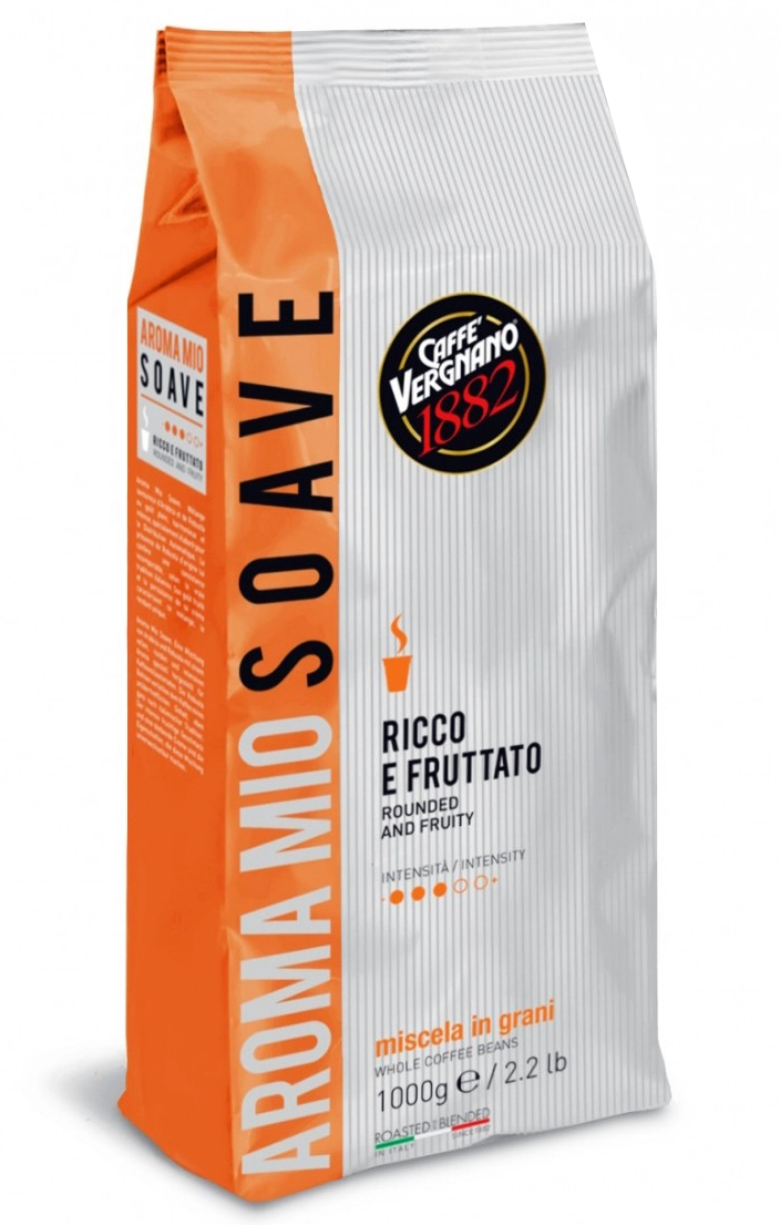 Cafea boabe 1kg - Caffe Vergnano Aroma Mio Soave cafea boabe 1kg