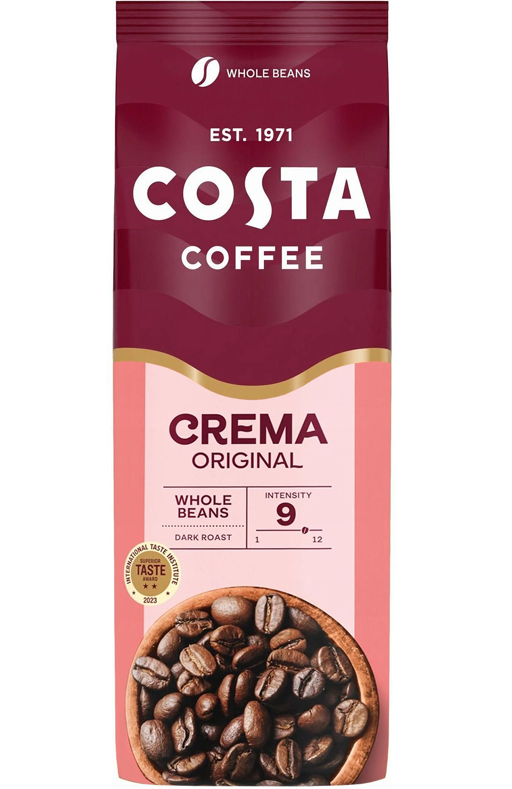 Cafea boabe 1kg - Costa Crema Original Dark Roast Cafea Boabe 1kg