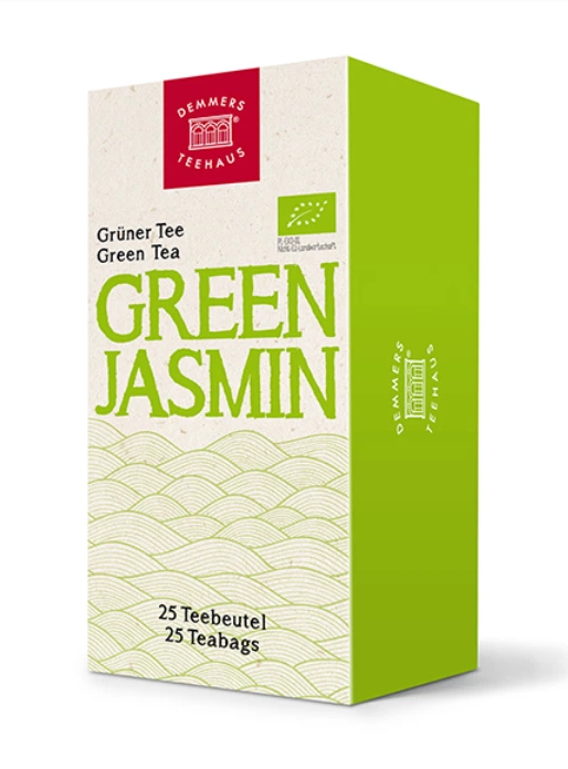 Ceai plic - Demmers Teehaus Quick-T Green Jasmine ceai plic aromat bio 25buc