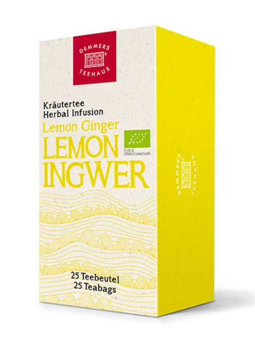 Consumabile - Demmers Teehaus Quick-T Lemon Ginger ceai plic aromat bio 25buc