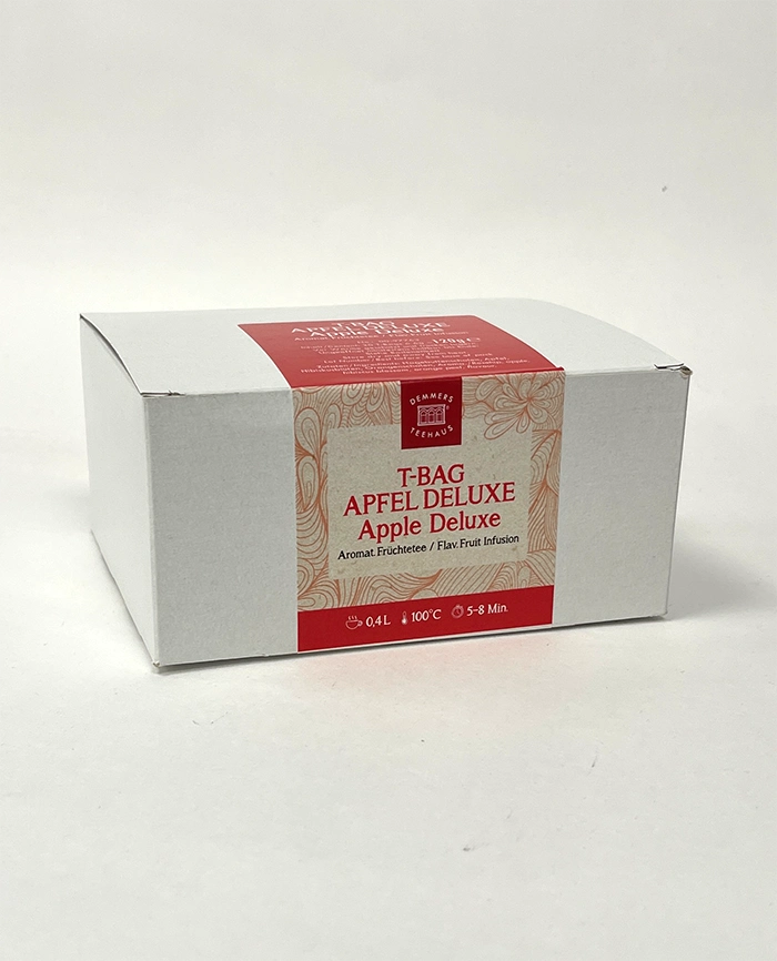 Consumabile - Demmers Teehaus T-Bag Apple Deluxe ceai plic aromat bio 20buc