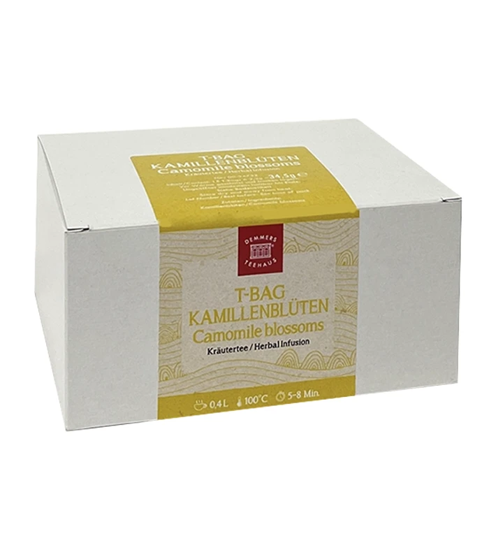 Consumabile - Demmers Teehaus T-Bag Camomile Blossoms ceai plic aromat bio 15buc