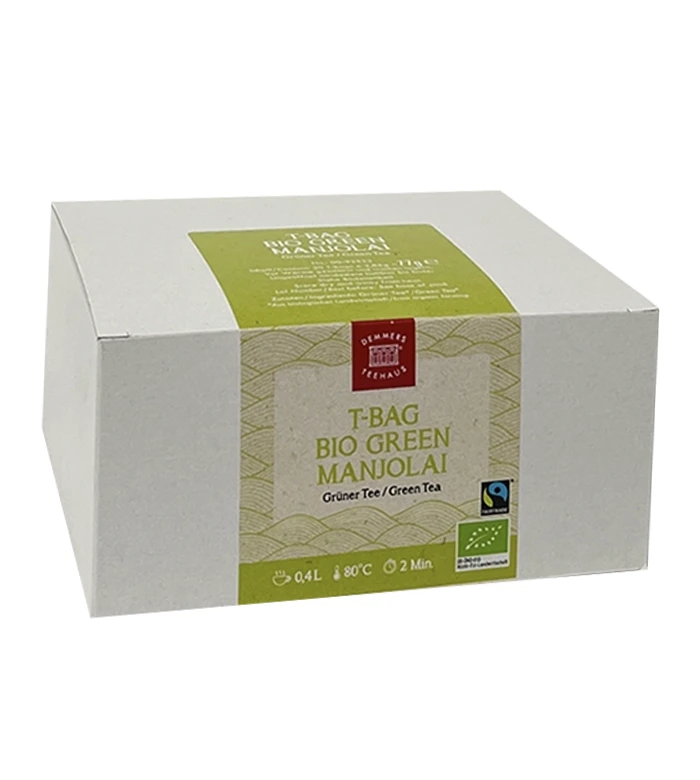 Consumabile - Demmers Teehaus T-Bag Green Manjolai ceai plic verde bio 20buc