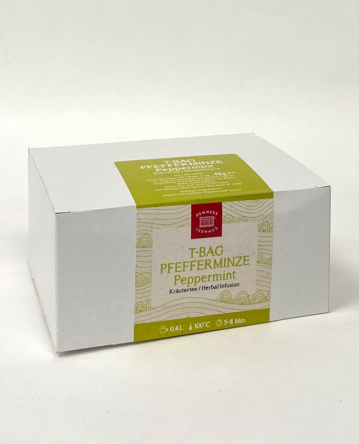 Consumabile - Demmers Teehaus T-Bag Peppermint ceai plic aromat bio 20buc