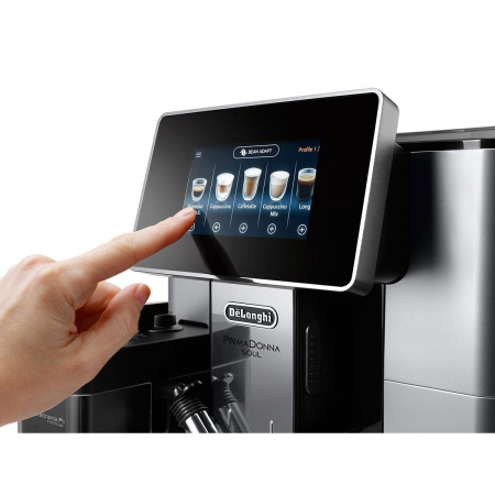 Espressor automat cafea boabe DE’LONGHI PrimaDonna SOUL ECAM 610.55.SB [1]