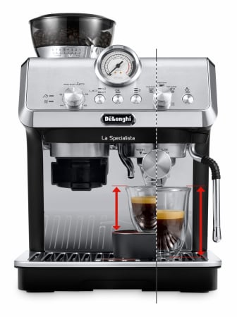 Espressoare automate - Espressor manual de cafea boabe DE'LONGHI La Specialista ARTE EC 9155.MB