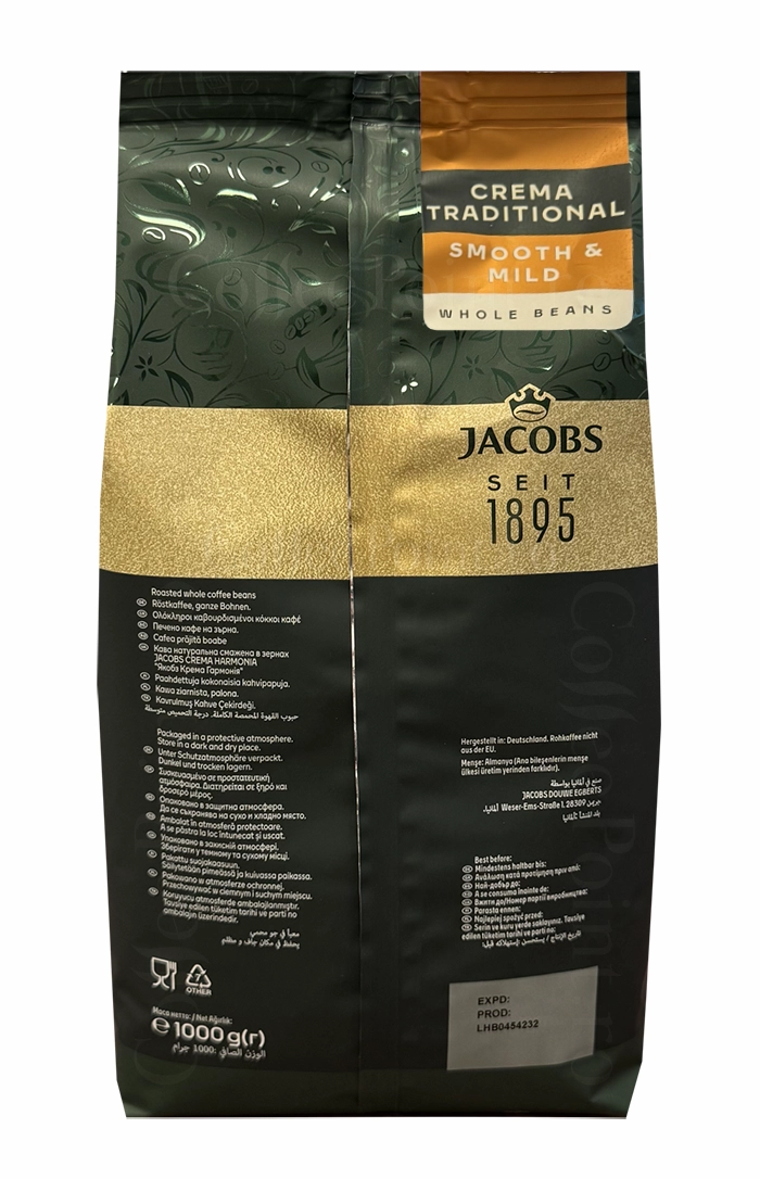 Jacobs Crema Traditional Cafea Boabe 1 Kg [1]