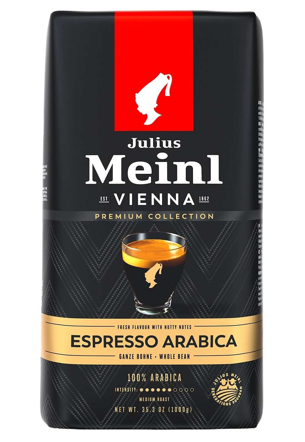 Cafea boabe Julius Meinl - Julius Meinl Premium Collection Espresso Arabica cafea boabe 1kg