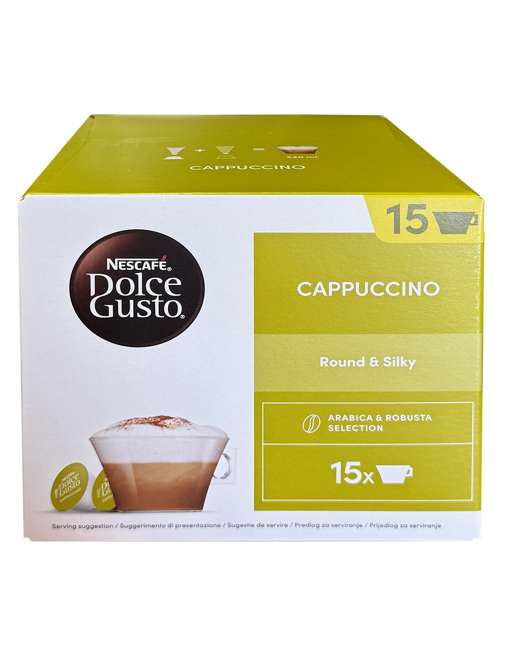 Capsule de Cafea - Nescafe Dolce Gusto Cappuccino capsule cafea 15 bauturi