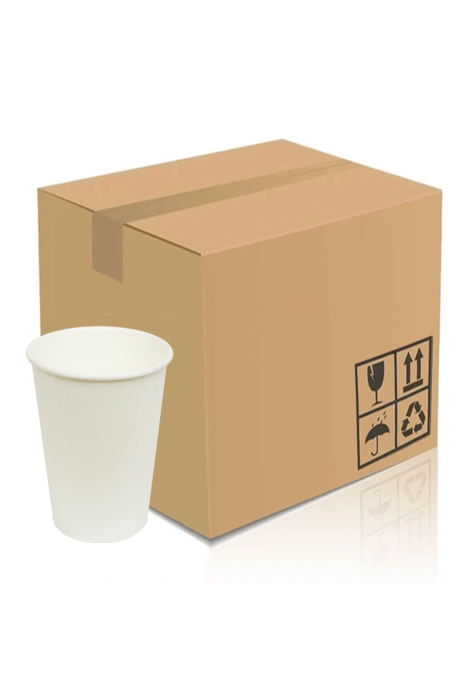 Baxuri Pahare - Pahar carton 12oz Alb City bax 1000buc