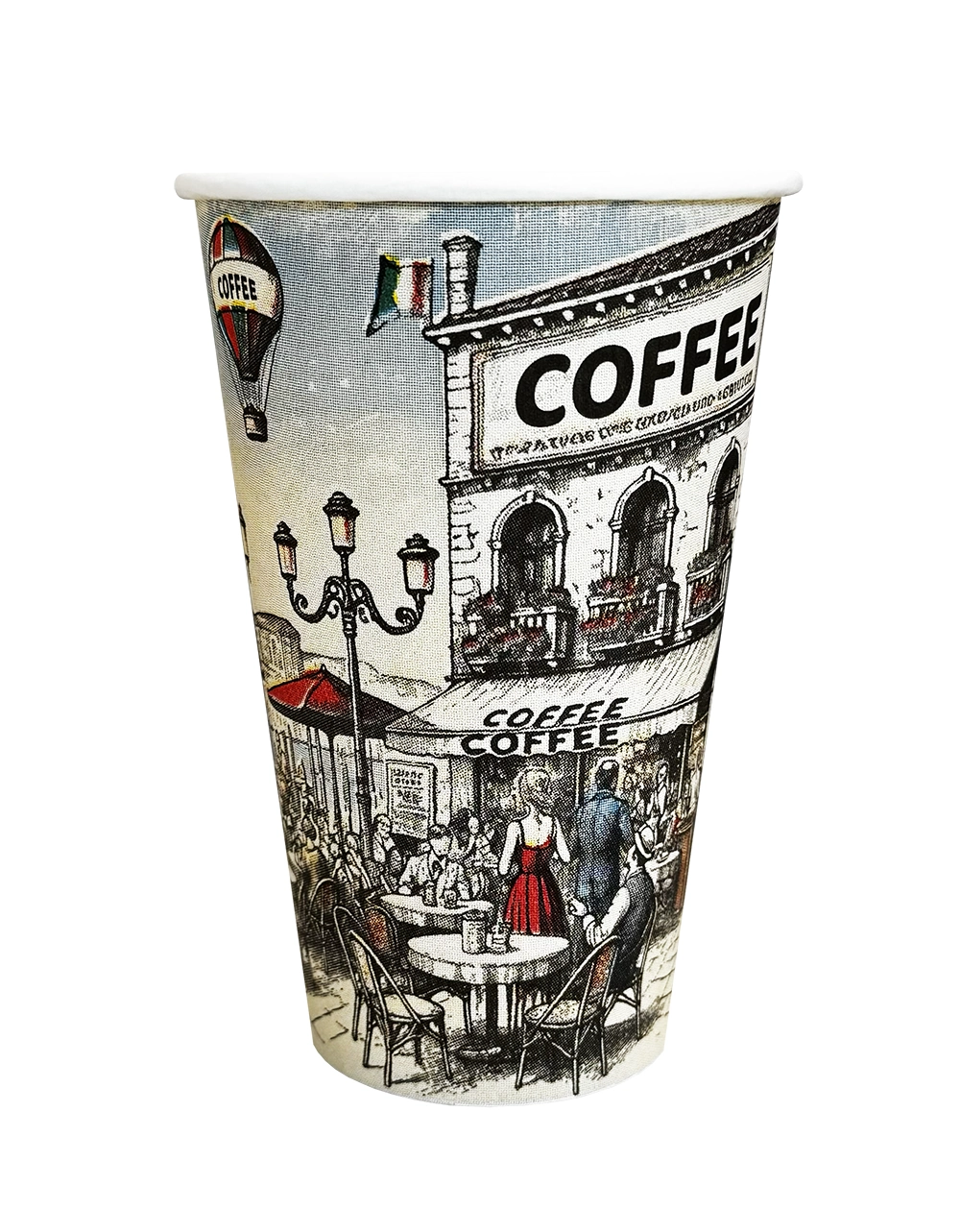 Pahare de cafea - Pahar Carton 7oz Venezia 50 buc