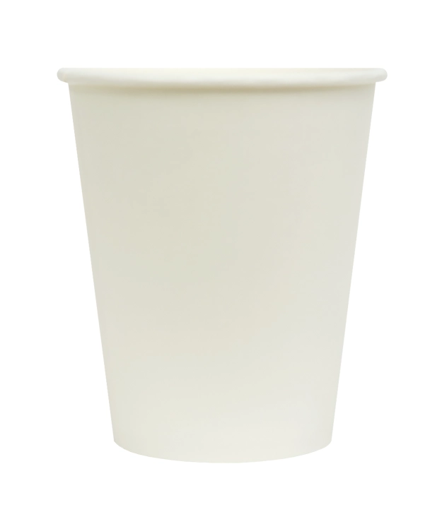 Consumabile - Pahar carton 8oz Alb Siba 50buc