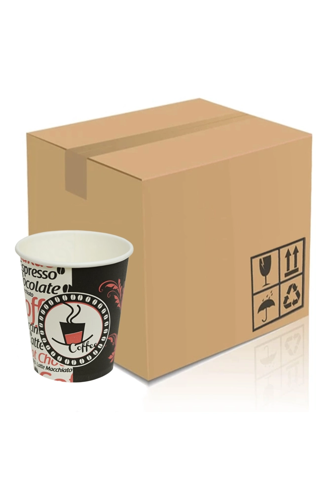 Baxuri Pahare - Pahar carton 8oz Coffee bax 2000buc