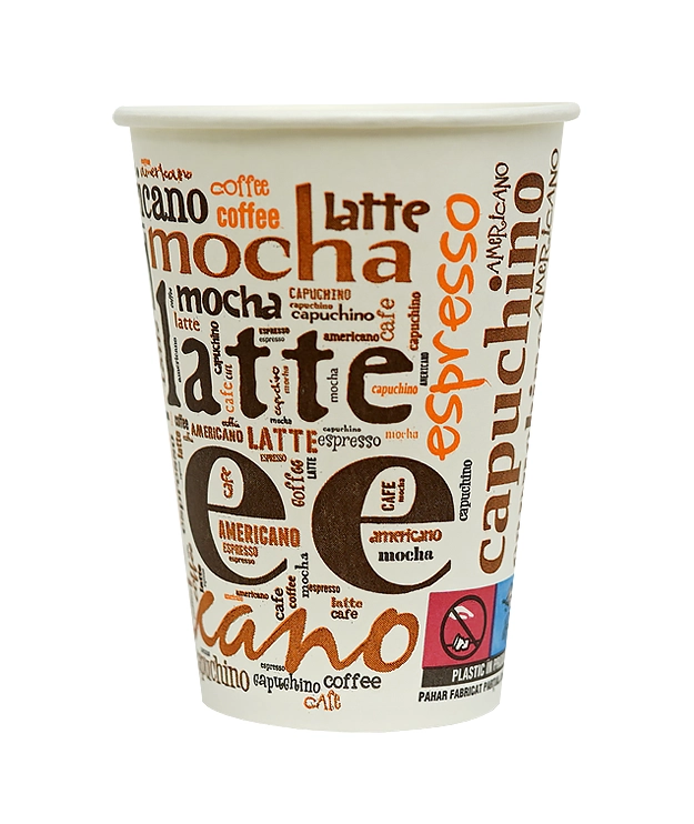 Consumabile - Pahar Carton 8oz Coffee Coffee SIBA 50buc