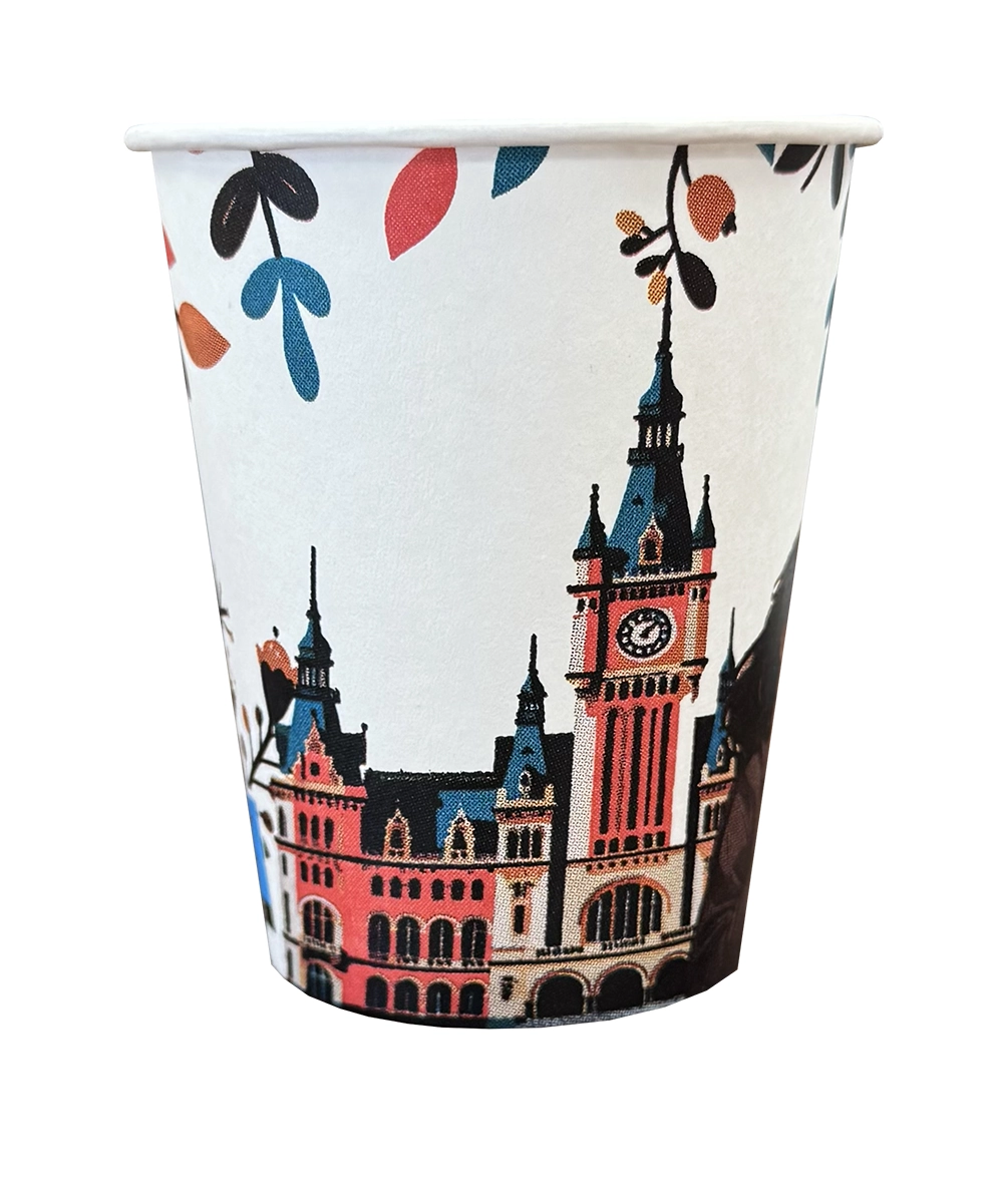 Pahar carton 8oz Floral MAZ 50buc [2]