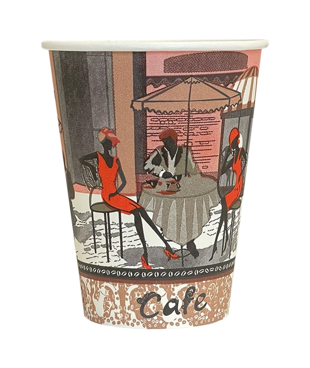 Pahare de cafea - Pahar Carton 6oz Paris 50 buc