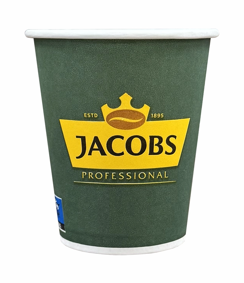 Pahare de cafea - Pahar carton pentru cafea 8oz Jacobs 50buc