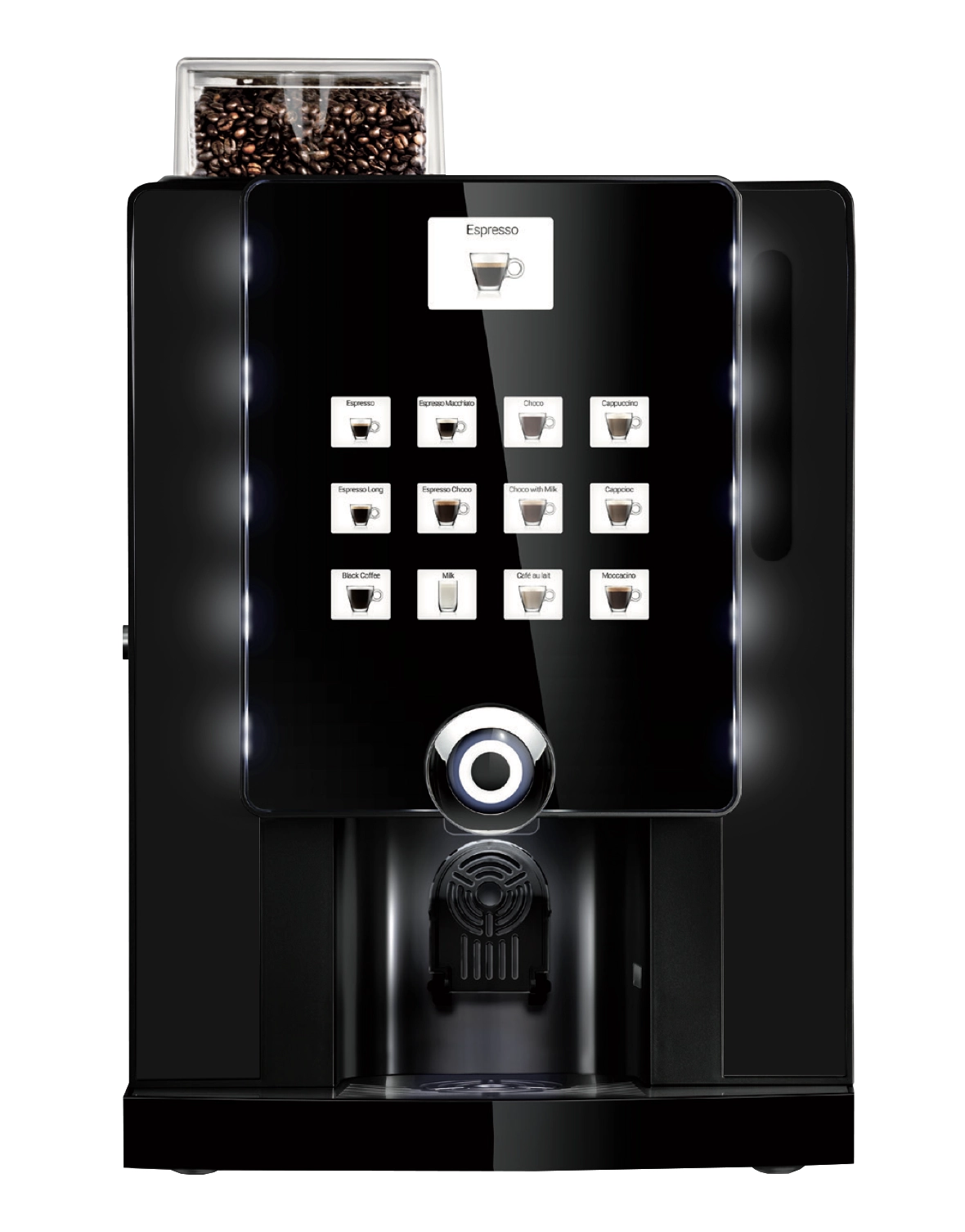 Automate cafea si snack - Rhea Business Line Grande VHO E4R2 espressor automat cafea boabe