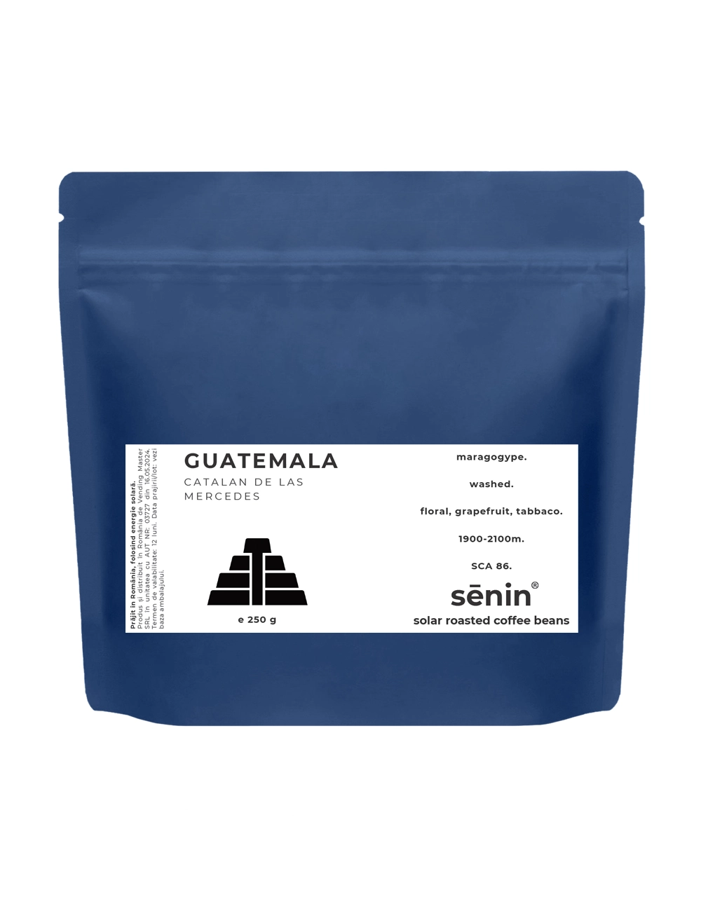 Senin Guatemala Catalan de Las Mercedes cafea boabe proaspăt prăjită de specialitate 250g [1]