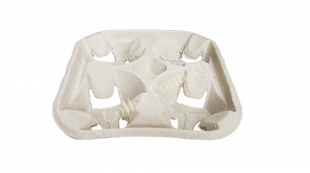 Pahare de cafea - Suport carton 4 pahare 10buc