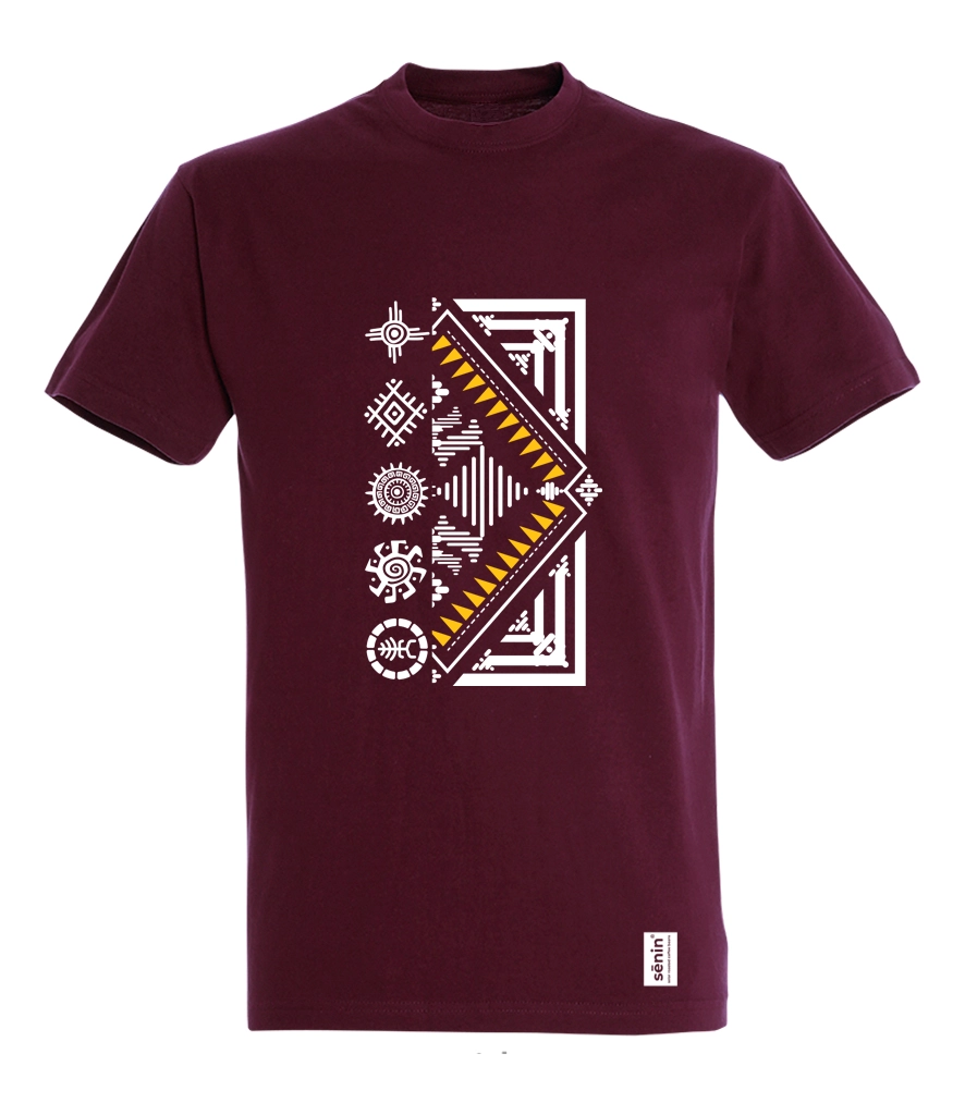 Accesorii espressoare - Tricou Vișiniu Senin ® Solar Roasted Coffee Beans 100% bumbac