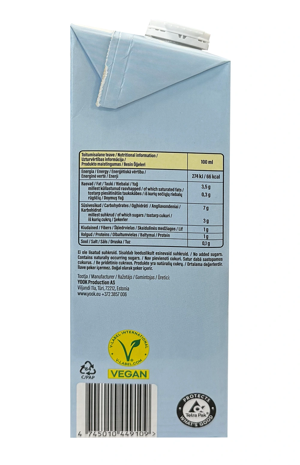 Yook Barista Lapte de ovaz 1L [1]