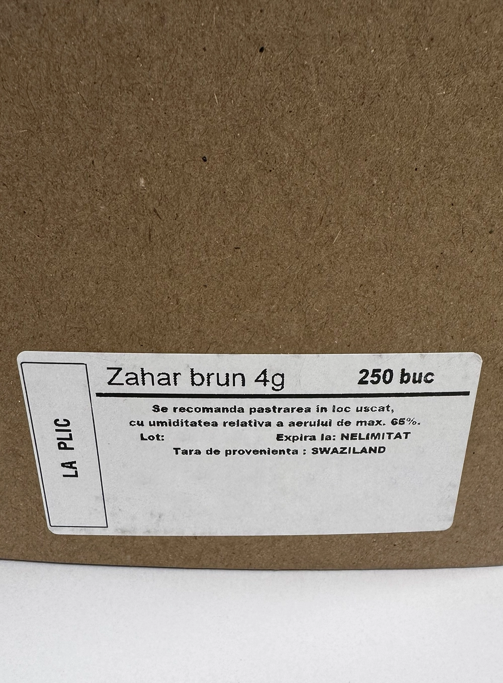 Zahăr brun la plic (stick) 4g 250buc [3]