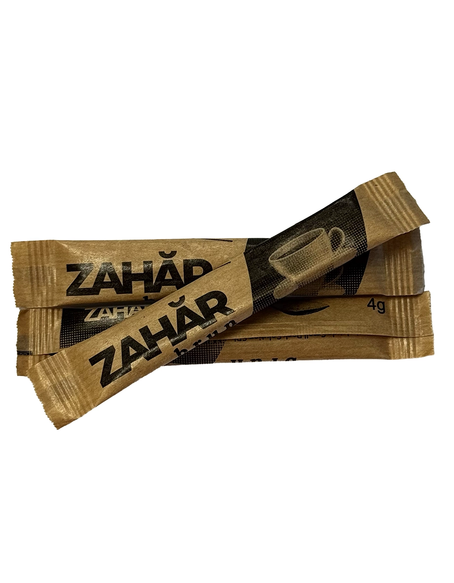 Zahăr brun la plic (stick) 4g 250buc [1]