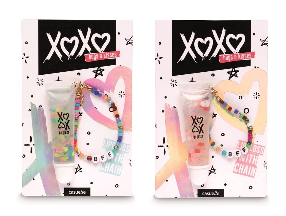 Noutati - Set cadou cu bratara si luciu de buze, Casuelle XOXO, Treffina