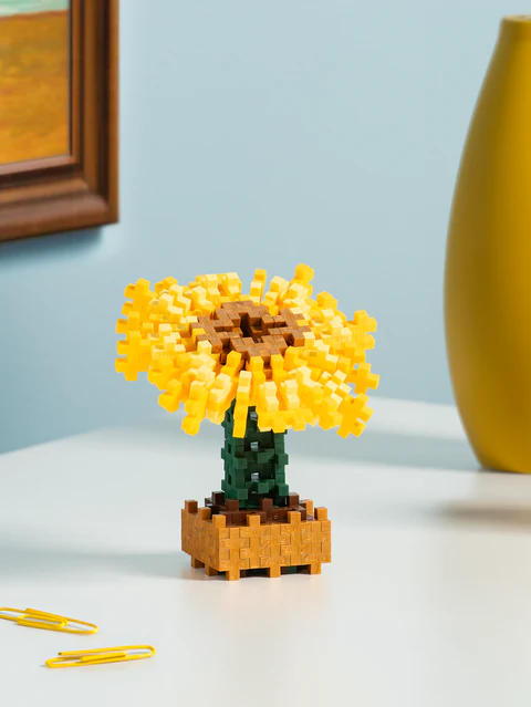 Set constructie Plus-Plus, tub creare tablou, Inspirat de Van Gogh [3]