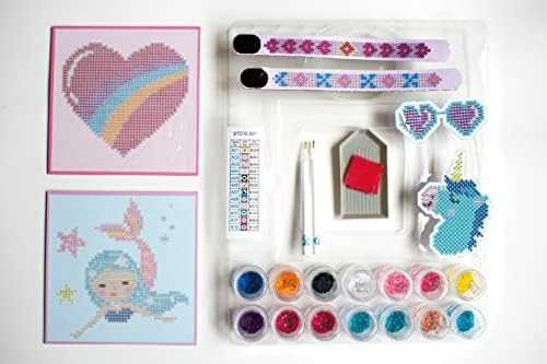 Set creativ 6 in 1, Sirena, pictura cu diamante [5]