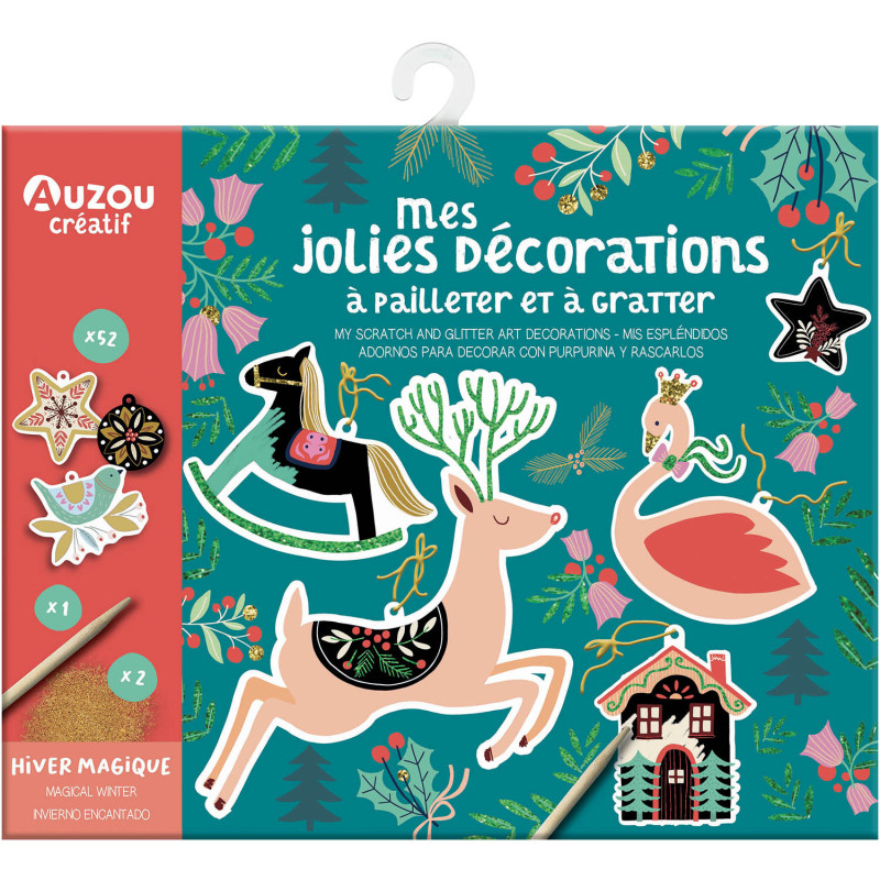 Noutati - Set creativ de razuit - Decoratiuni cu sclipici