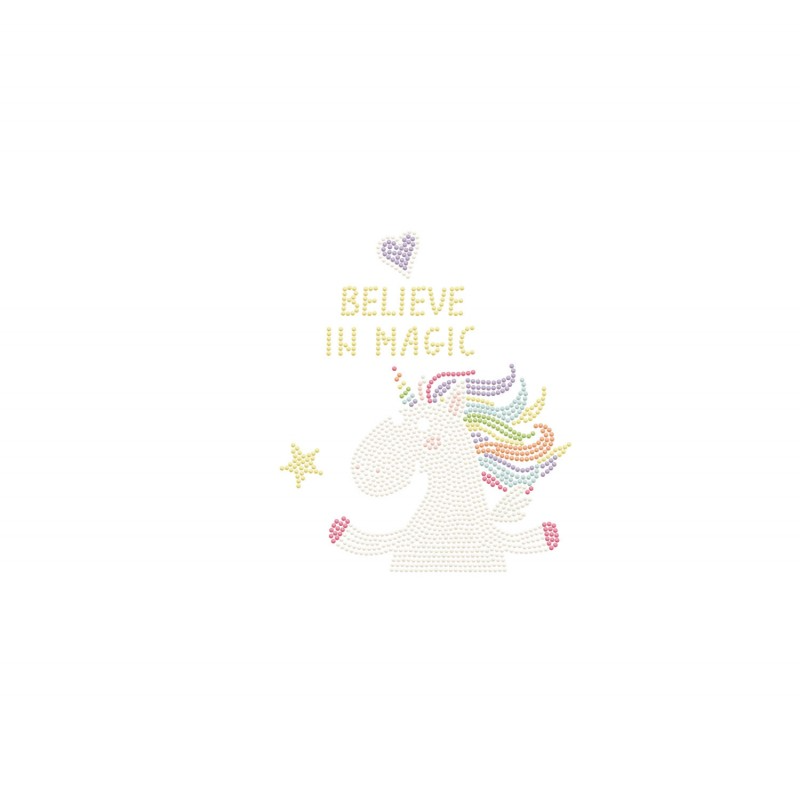 Set creativ tablou Believe in Magic, pictura cu diamante [3]