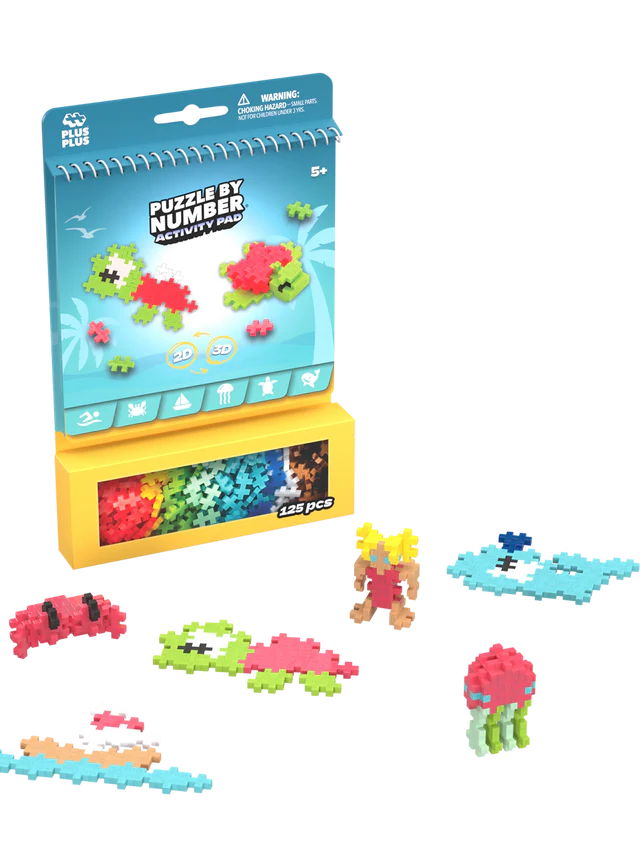 Noutati - Set de Activități Plus-Plus, 125 piese, Ocean