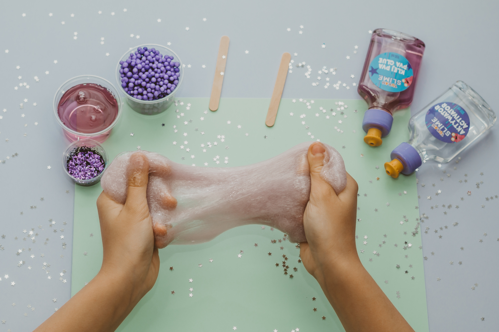 Set DIY experimente SLIME – GLOW IN THE DARK [5]