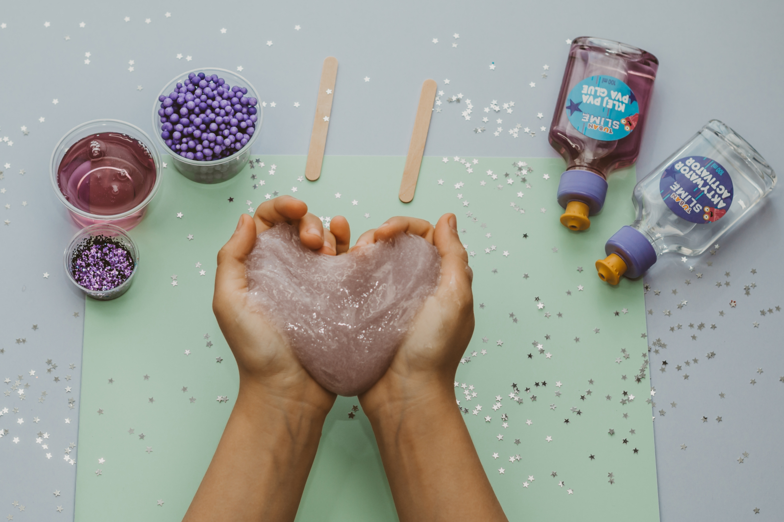 Set DIY experimente SLIME – GLOW IN THE DARK [6]