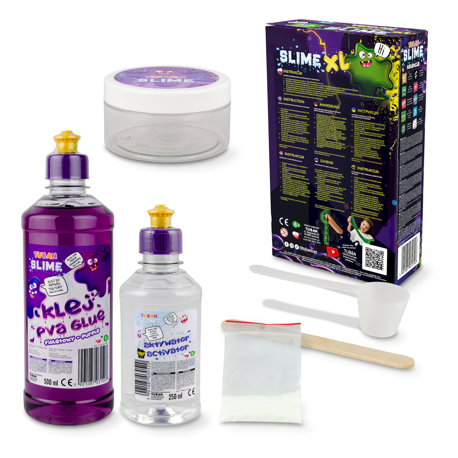 Set DIY experimente SLIME – GLOW IN THE DARK XL [7]