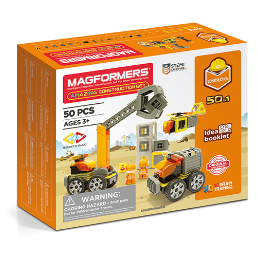 Noutati - Set magnetic Magformers, Uimitorul set de construit pe șantier
